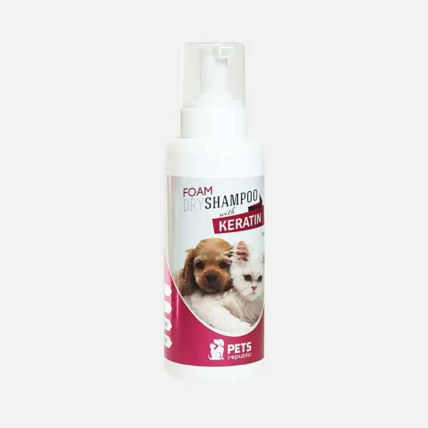 001-20.webp Dry Foam Shampoo with Keratin for Pets 520ml