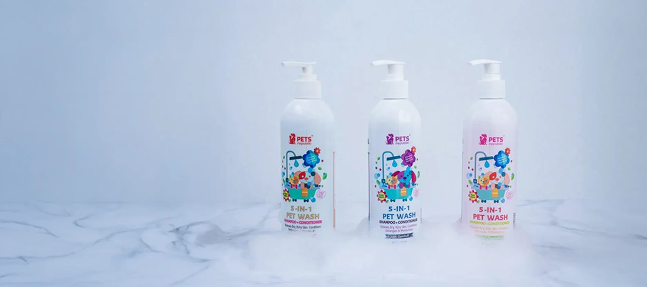 001 (3) Anti Dandruff Shampoo for pet - Baby scent 500ml
